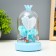 Nightlight music flask "Unicorn" Led 3haa Blue 9.5x9.5x16 cm