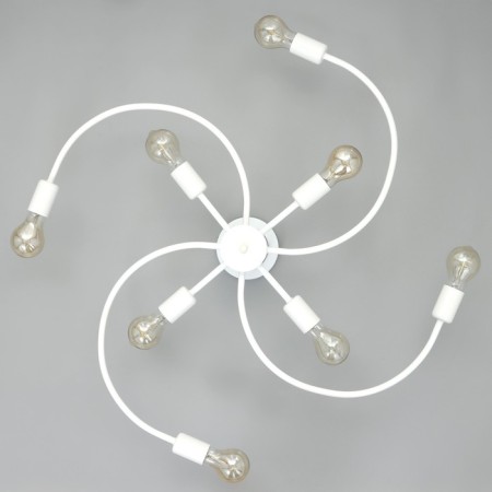 Chandelier 2139/8wt E27 40W white 88x88x20 cm Bayerlux-5