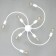 Chandelier 2139/8wt E27 40W white 88x88x20 cm Bayerlux