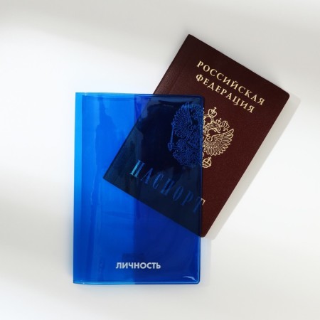 Cover for passport from color PVC "Personality"-5