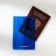 Cover for passport from color PVC "Personality"