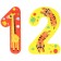 Soft puzzle for kids “Learning numbers: animals”, 5 puzzles, crumb me