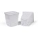 Pot for seedlings, 250 ml, d = 7 cm, h = 8 cm, white