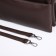 Cross-Bodi Bag on a zipper, brown color