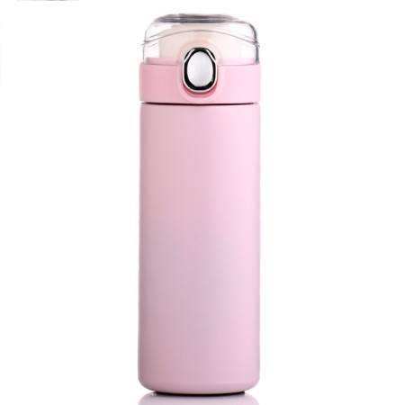 Thermos, 400 ml, Simple "Master K", retains heat 8 hours, 20.5 x 6.3 cm, pink-1