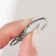 Metal carbine, 38 × 12 mm / 9 × 1.5 mm, silver color