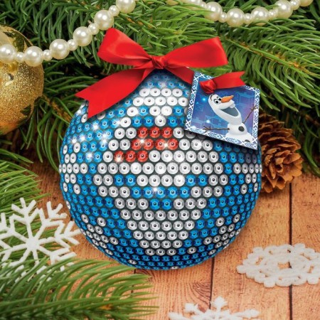 New Year's Christmas tree "Ool" cold heart with sequins