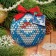 New Year's Christmas tree "Ool" cold heart with sequins