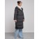 Coat insulated winter female, size 50, black color