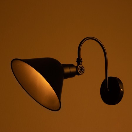 Sconces "Crocus" E27 40W black 20x29x23cm-2