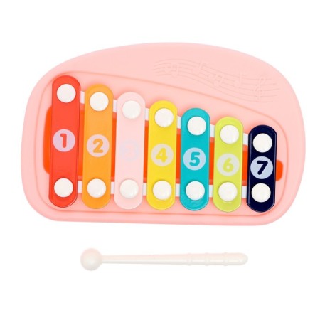 Developing toy "Fun games", pink color-7