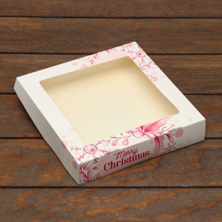 Folding box "Snowflake", 20 x 20 x 4 cm-1
