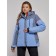 Ski jacket female, size 54, purple color