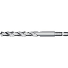 Bison drill, steel P6M5, hexagonal shank, 10 x 133 mm, class in