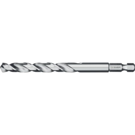 Bison drill, steel P6M5, hexagonal shank, 10 x 133 mm, class in