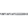 Bison drill, steel P6M5, hexagonal shank, 10 x 133 mm, class in