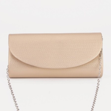 Magneta bag, long chain, beige color