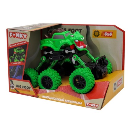 Inertial Funky Toys “SUV” machine, green color-2