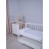 Children's pillow 40x60 cm, white color