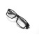 Ready glasses GA0249 (color: C1 black; diopter: +1; tint: no)