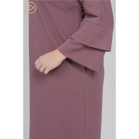 Women's dress, size 62, lilac color-5