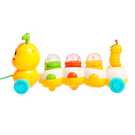 Musical catka on the rope "Caterpillar", light and sound effects-6