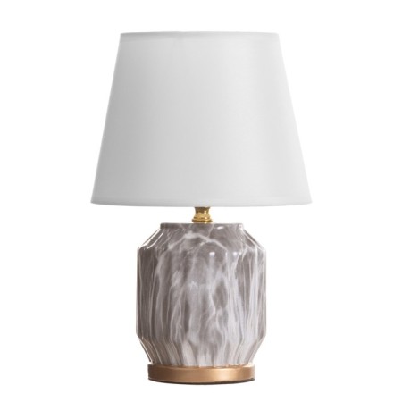 Table lamp "Veronica" 1x40W E14 black/white 20x20x31cm-5