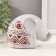 Souvenir Ceramics "Elephant. Ethnic patterns" white aged 8x12.5x9 cm