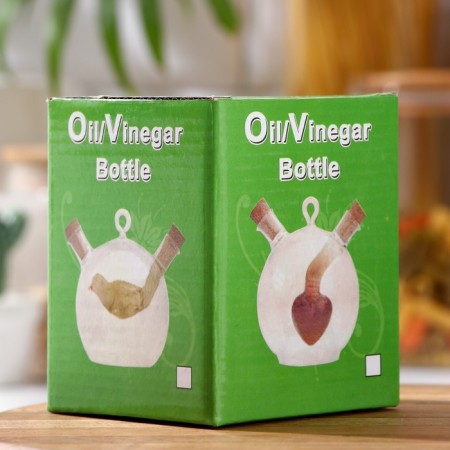 Glass bottle for sauces and oil 2 in 1 "FUG. Sphere ", 180/70 ml, 8 × 8 × 8.5 cm-4