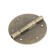Iron loop, 60x60x0.8mm, bronze color, 50 pcs