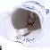 Bell "bow", h = 10.5 cm, gzhel