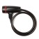 Lock Lockland bike castle, 8x650 mm, perforated key with a plastic handle