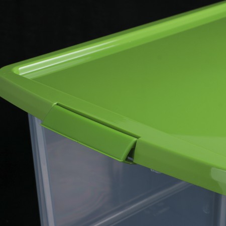 Storage container with a lid 30 l, 47 × 36.5 × 24.5 cm, color mix-1