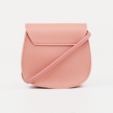 Baby bag on magnet, long belt, pink color-1