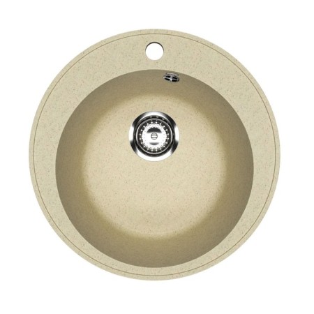 Kitchen car wash Uperwood Econ UPD-405, 002, round, color 002 beige matte-2