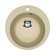 Kitchen car wash Uperwood Econ UPD-405, 002, round, color 002 beige matte