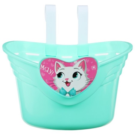 Children's basket Dream Bike "Meow!", Biryuzovoy color-5