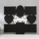 Photo frame plastic in 8 photos 10x10, 10x15 cm "olives" white 43x48 cm
