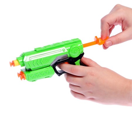 Pistol "Night shooter", shoots with soft bullets, Mix color-6