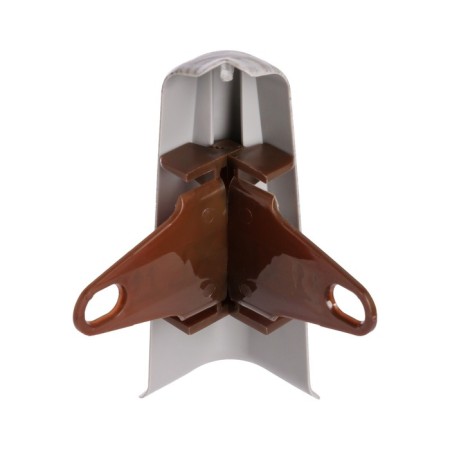 Outdoor angle (external) with fasteners for skirting board 85mm "decoration", 210 oak ash-2