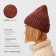 Women's hat minku, Coffee color, 56-58 rr