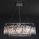 Cella chandelier, 9x60W E14, chromium color