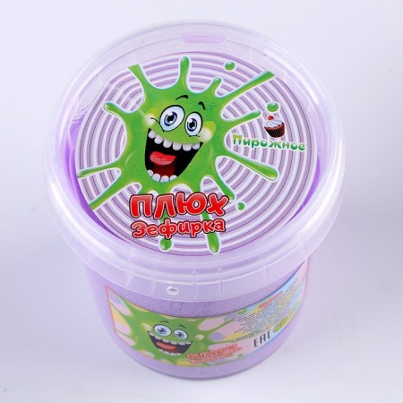 Slime "Zepfirka", container 120 g, mix (mint, apple, cake, gum, lemon, ice cream)-2