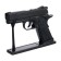 Gas lighter "Pistol", Piezo, 17.5 x 2.5 x 11.5 cm