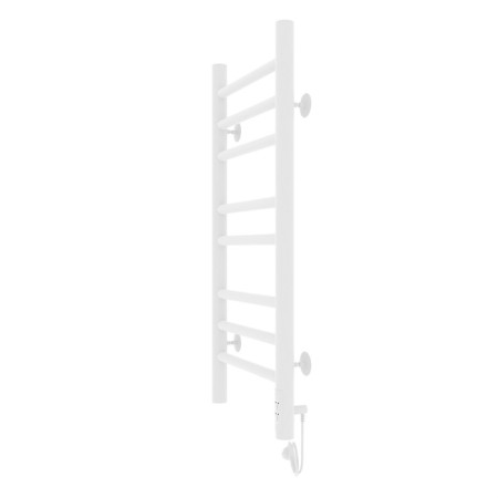 Two electric heated towers Laris lavender Cheka, 300x700 mm, 8 crossbars, right, white-5
