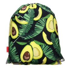 A bag for shoes 440 x 365 mm, Erich Krause, density 300D, with a reflective strip, Avocado Night