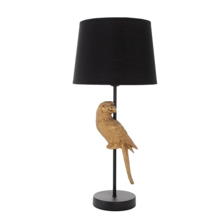 Parrot table lamp E27 40W black and gold 23.5x23.5x50 cm Risalux-9