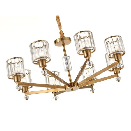 Lamp with a universal mount 8x60W E27, size 84x84x37/90 cm-1