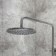 Shower system IDDIS RAY RAYSB3FI06, tropical shower, shower, brass, chromium