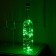 Garland “thread” 2 m dew with a cork, IP44, silver thread, 20 LED, green glow, fixing, solar battery